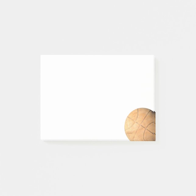 Basketball Post-it Klebezettel (Vorderseite)