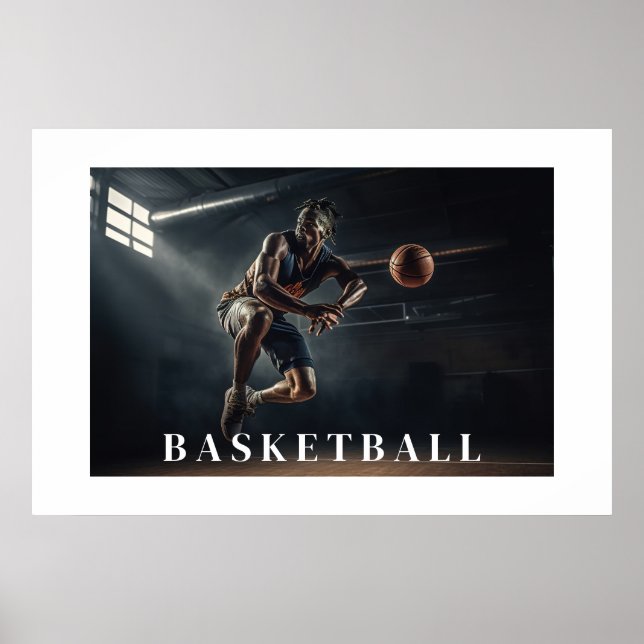 Basketball-Poster Poster (Vorne)