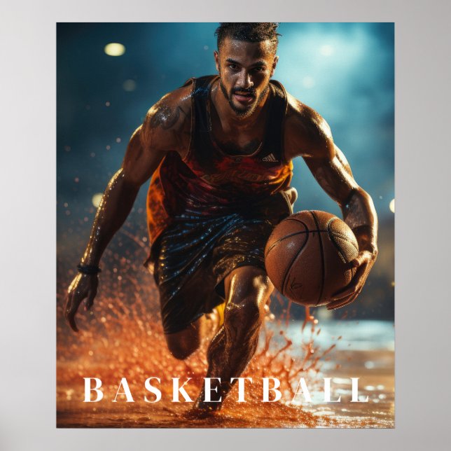 Basketball-Poster Poster (Vorne)