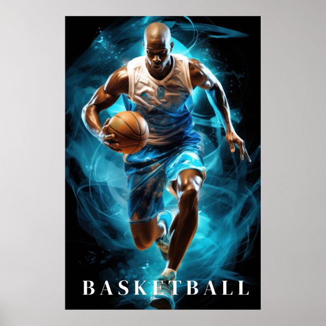 Basketball-Poster Poster (Vorne)