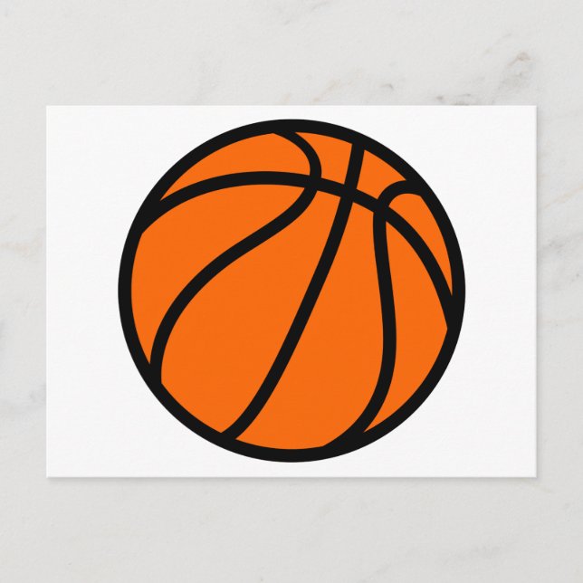 Basketball Postkarte (Vorderseite)