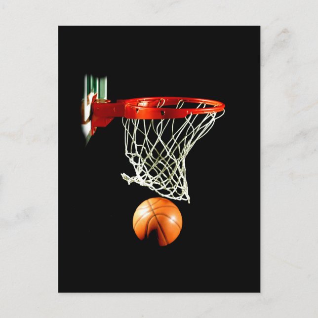 Basketball Postkarte (Vorderseite)