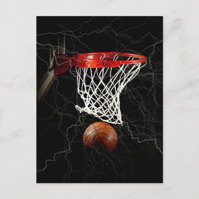 Basketball Postkarte (Vorderseite)