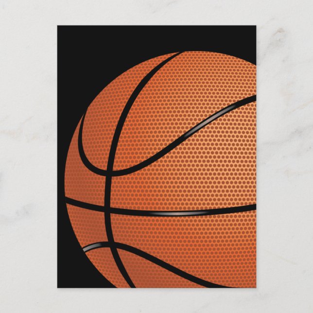 Basketball Postkarte (Vorderseite)