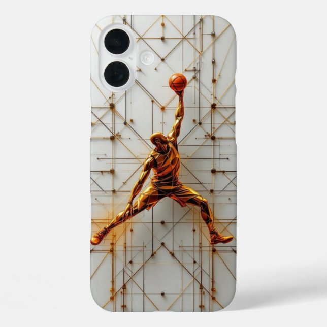 Basketball Pro iPhone 16 Plus Hülle (Rückseite)