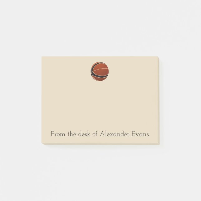 Basketball Pro Post-it Klebezettel (Vorderseite)