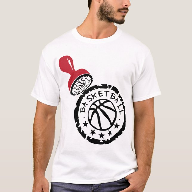 Basketball-Puffer-Puffern-Amortiguin-Puffer-Puffer T-Shirt (Vorderseite)