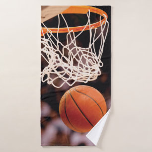 Basketball-Punktestand Badehandtuch