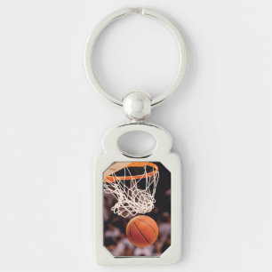Basketball-Punktestand Schlüsselanhänger