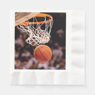Basketball-Punktestand Serviette