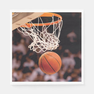 Basketball-Punktestand Serviette