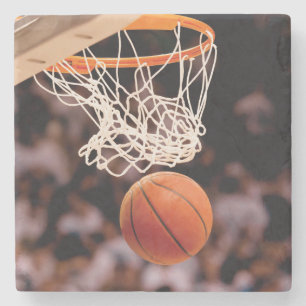 Basketball-Punktestand Steinuntersetzer