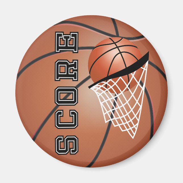 Basketball-Punktezahl mit Net Magnet (Vorne)