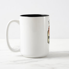 Basketball Queen - Crown Sportwear for Court Zweifarbige Tasse