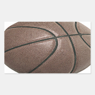 Basketball Rechteckiger Aufkleber