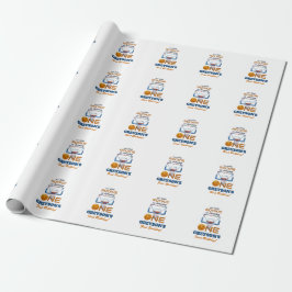 Basketball Rookie Of The Year First Birthday Geschenkpapier