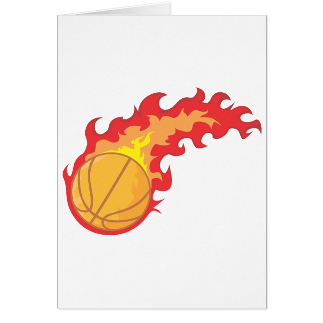 Basketball-rotes Feuer-Shirt (Vorne)