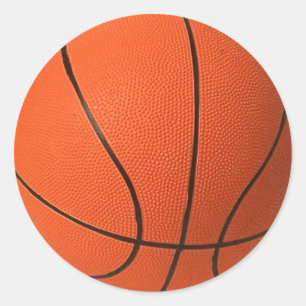 Basketball Runder Aufkleber