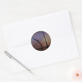 Basketball Runder Aufkleber