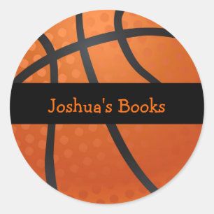 Basketball Runder Aufkleber