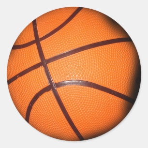 Basketball Runder Aufkleber