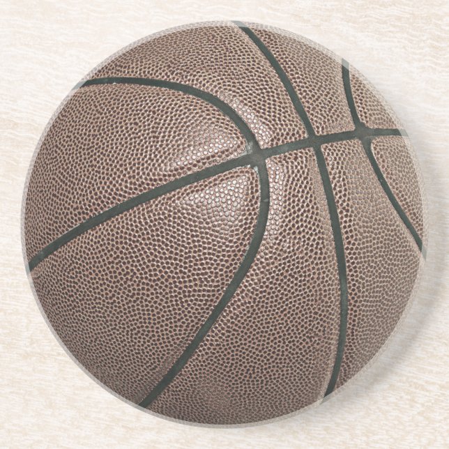 Basketball Sandstein Untersetzer (Vorne)