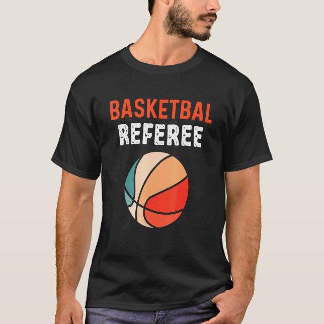 Basketball-Schiedsrichter Master of the Rules Law  T-Shirt (Vorderseite)