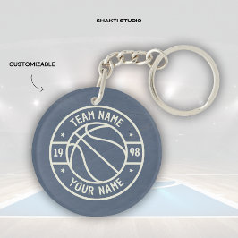 Basketball-Schlüsselanhänger des Vintagen Bruders Schlüsselanhänger