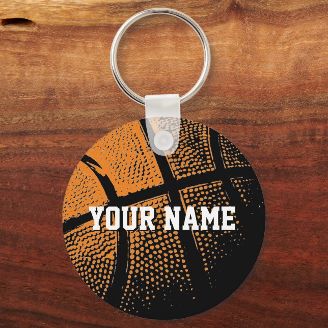 Basketball Schlüsselanhänger Geschenk mit individu (Vorderseite)