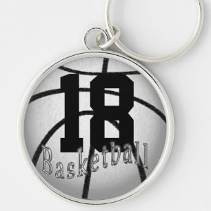Basketball-Schlüsselanhänger mit IHRER Jersey-ZA Schlüsselanhänger