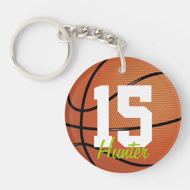 Basketball-Schlüsselanhänger Schlüsselanhänger (Vorderseite)