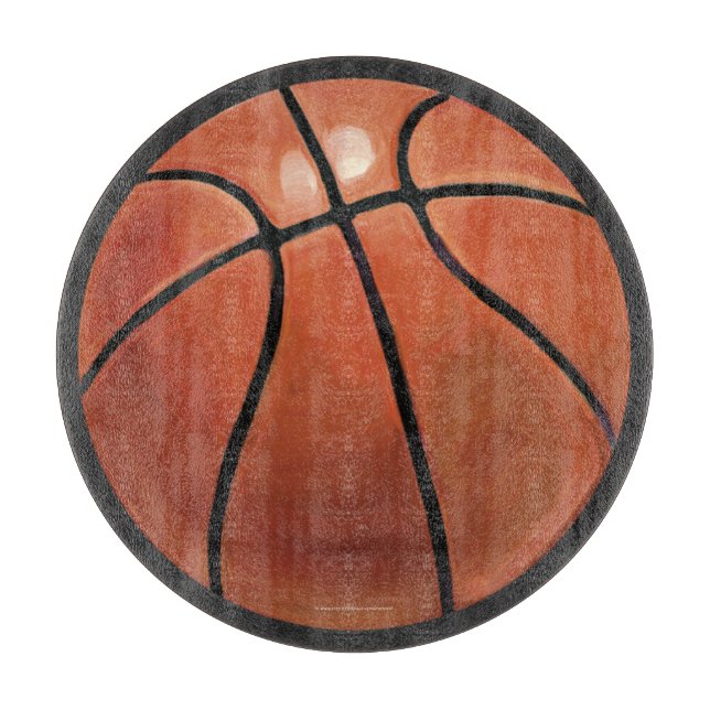 Basketball Schneidebrett (Vorderseite)