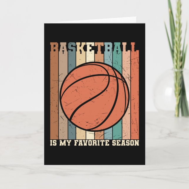 Basketball Schönes Design Karte (Vorderseite)