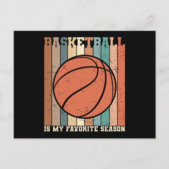 Basketball Schönes Design Postkarte (Vorderseite)