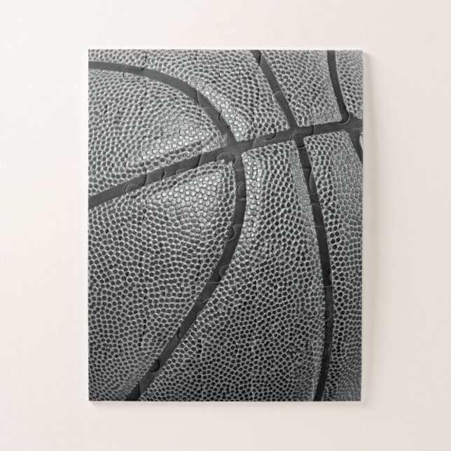 Basketball Schwarz/Weiß (Vertikal)