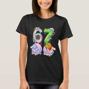 Basketball sechs sieben 67 Osterhase lustig 67 Mem T-Shirt