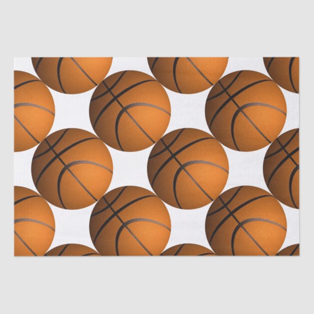 Basketball Seidenpapier (Vorderseite)