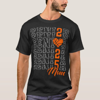 Basketball Senior Mama Abschluss Class of 2025 Sen T-Shirt