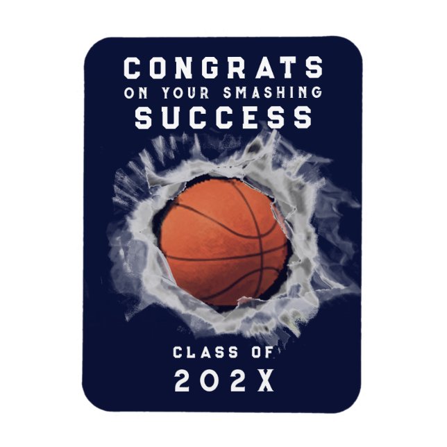 Basketball Senior Night Magnet (Vertikal)