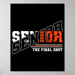 Basketball-Seniorklasse 2026 Crew Basketball Poster