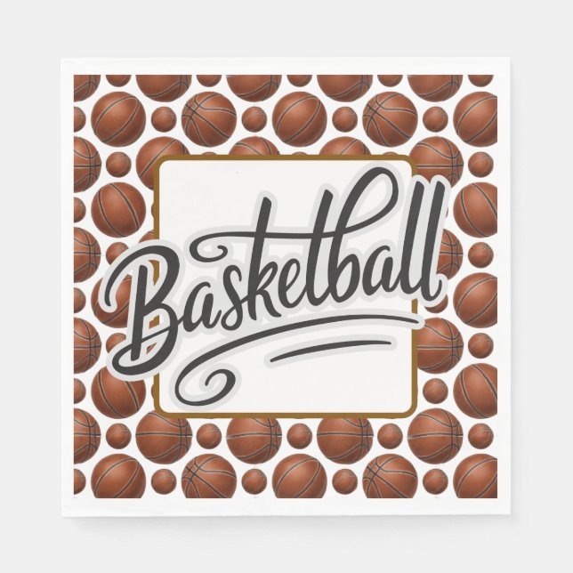Basketball  serviette (Vorderseite)