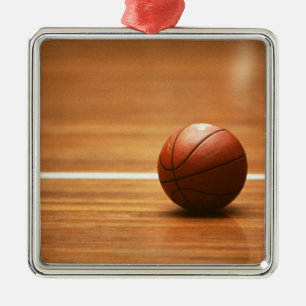 Basketball Silbernes Ornament