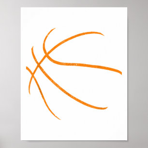 Basketball Silhouette Bball Basketball Basketball Poster