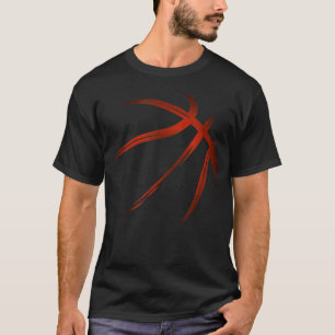 Basketball Silhouette Design Outfit T-Shirt