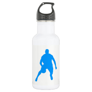 Basketball-Silhouette Edelstahlflasche