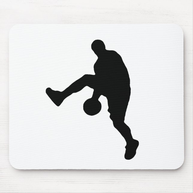 Basketball-Silhouette Mousepad (Vorne)