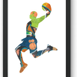 Basketball-Silhouette T-Shirt