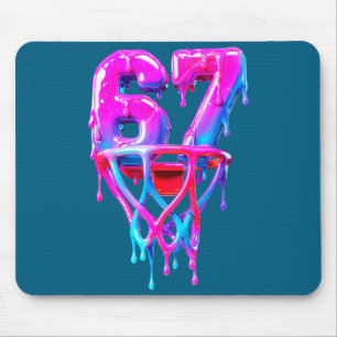 Basketball Six Drip 67 Seven Meme Mousepad