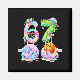 Basketball Six Seven 67 Osterhase Funny 67 Meme Magnet