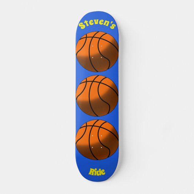 Basketball Skateboard Deck (Vorderseite)